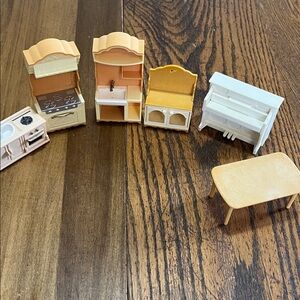 Epoch Miniature Kitchen dollhouse Furniture Set